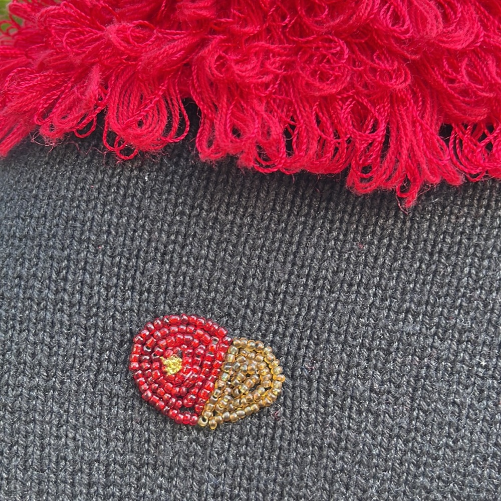 Vintage Storybook Key to my Heart sweater XXL - Picture 5 of 9